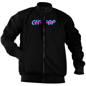 Jaket Bomber City Pop Jepang logo