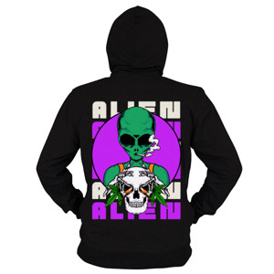 Hoodie Zipper Pria Sancashirts - Alien