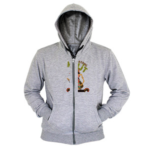 Hoodie Zipper Wayang Kulit