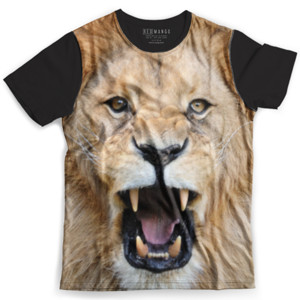 Kaos Fullprint Singa - Kaos Full-print #12