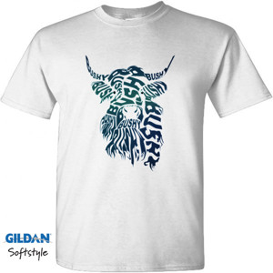 Kaos Bushy cow Tipografi (Typography)