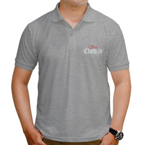 Kaos Polo Logo SaeClothID Merah Putih