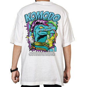 Kaos Oversize Illustrasi Komodo - GOSTA