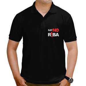 Kaos Polo Say No To Riba