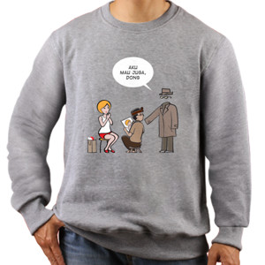 Jaket Sweater Aku Mau Juga Dong