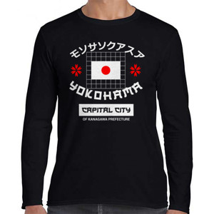 Kaos Distro Lengan Panjang Yokohama