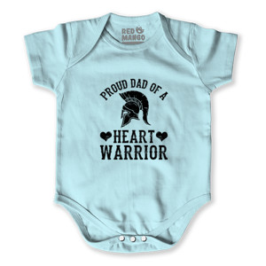 Baby Jumper tshirt Proud Dad Of A Heart Warrior