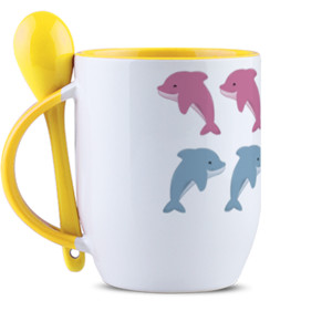Mug Sendok Dolphin - Mug Sendok by Co_mbro