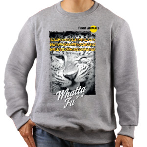 Jaket Sweater Whatta Fuuu Wink Tiger