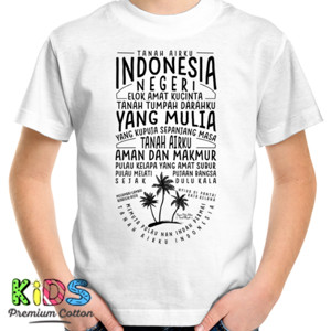 Kaos LIRIK LAGU RAYUAN PULAU KELAPA 2