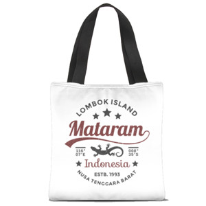 Tas Tote Fullprint Mataram (vintage - grunge) 