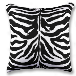 Bantal Sofa Pola Zebra Beludru 1 - Customic47