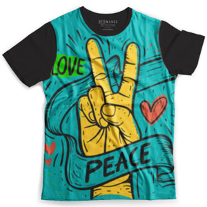 Kaos Fullprint Love Peace