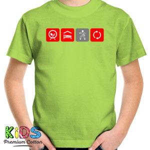 Kaos Eat Sleep Karate Repeat