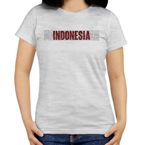 Kaos Indonesia Typography