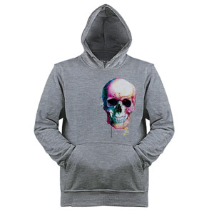 Jaket Hoodie Color Painting Skull