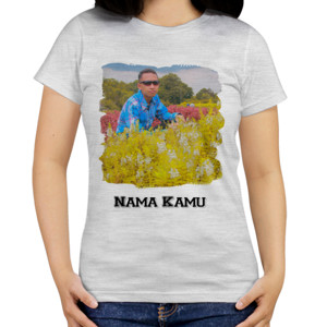 Kaos Custom Foto Dan Nama Kamu