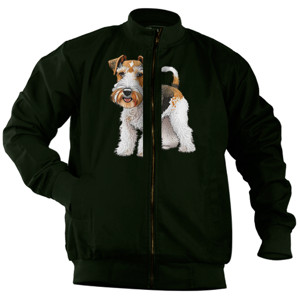 Jaket Bomber Kaos Gambar Anjing 449