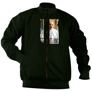 Jaket Bomber Pria POPE FRANCIS 003