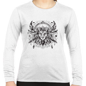 Kaos Premium - Seni Abstrak Pesona Singa