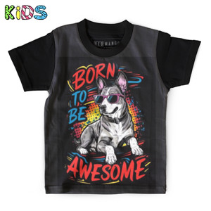 Kaos Anak Full-Print Born to be Awesome #1