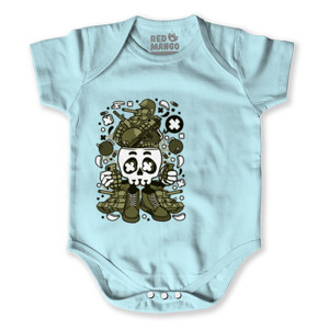 Baby Jumper Army Skull Head 