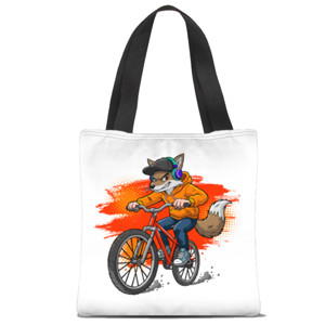 Tas Tote Fullprint Rubah Licik