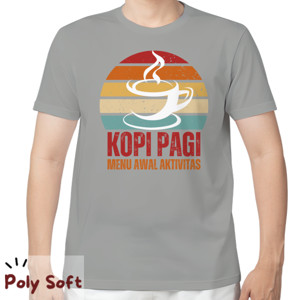 Kaos Kaos pria tema kopi 014