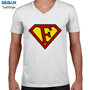 Kaos F Letter Superman W