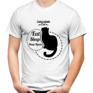 Kaos A Simple Cat T-Shirt
