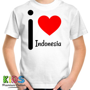 Kaos i love indonesia