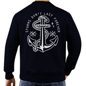 Jaket Sweater STORMS DONT LAST FOREVER