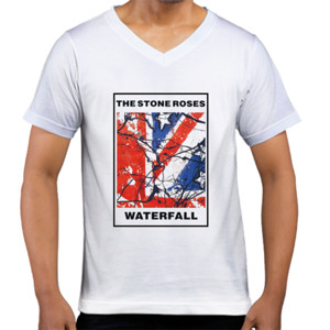 Kaos  stone roses waterfall white