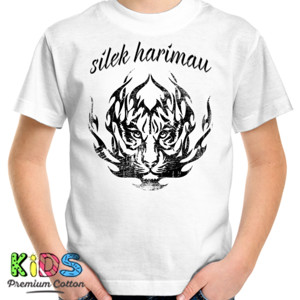 Kaos SILEK HARIMAU versi warna terang