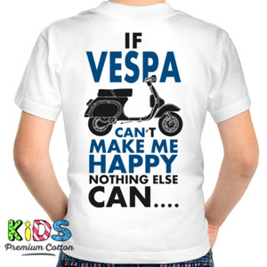 Kaos VESPA MAKES ME HAPPY 2