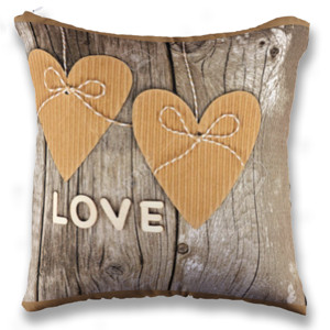 Bantal Love Cowgirl Code With Rustic Background