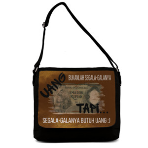 Tas Selempang Tas Sekolah/Kuliah Dengan Tema Uang