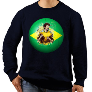 Jaket Sweater Sepak Bola Brazil