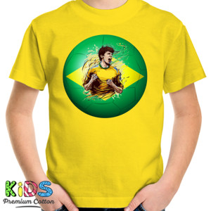 Kaos Sepak Bola Brazil