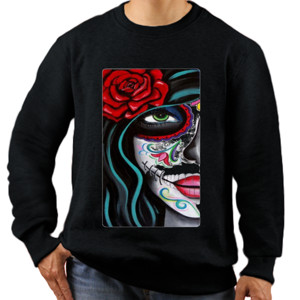 Jaket Sweater flowery lady