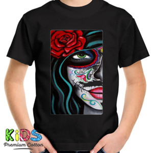 Kaos flowery lady