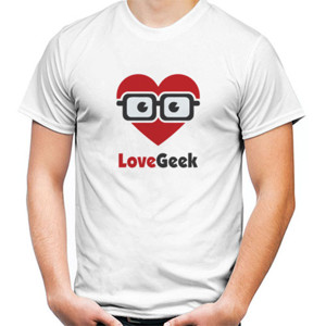 Kaos Love Geek 