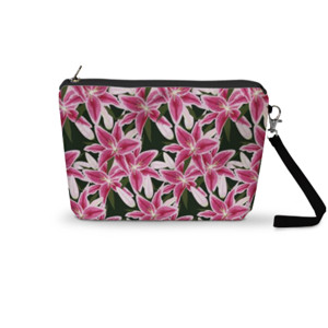Pouch Trapesium Pink Lily