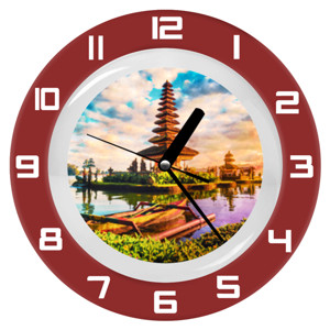 Jam Dinding Jam Dinding - Bali Indah dan Asri - Jam Keren