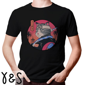 Kaos Japanese Art - Catmurai
