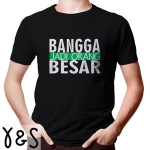 Kaos Gemuk bangga Jadi Besar