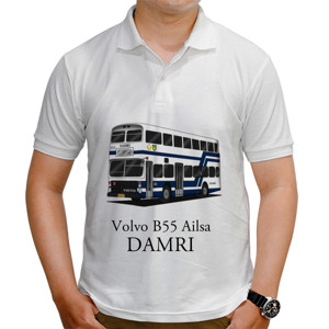 Kaos Polo Kaos Pria Volvo B55 Ailsa L