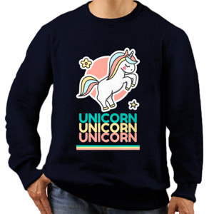 Jaket Sweater RedMango Unicorn Graphic Sweatshirt