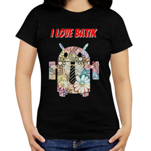 Kaos I Love Batik