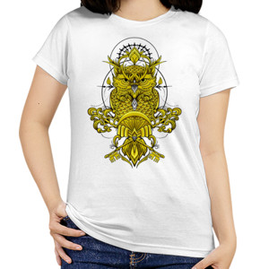 Kaos Owl Artwork LineArt